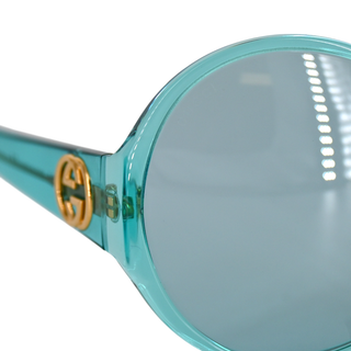 GUCCI | Turquoise Oversized Sunglasses