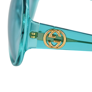 GUCCI | Turquoise Oversized Sunglasses