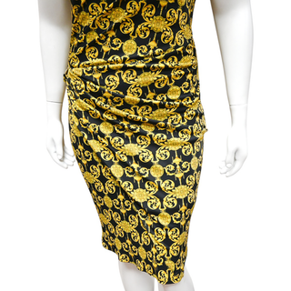 VERSACE COLLECTION | Barocco Print Midi Dress