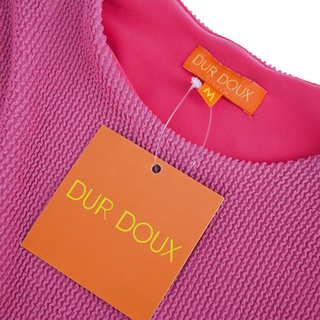 DUR DOUX | Salamander Fuchsia Textured Top