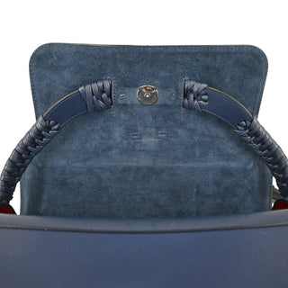 CHRISTIAN LOUBOUTIN | Navy Suede RubyLou Shoulder Bag