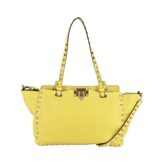 VALENTINO | Small Rockstud Leather Tote Bag