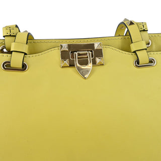 VALENTINO | Small Rockstud Leather Tote Bag