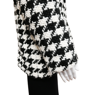 ANINE BING | Houndstooth Plaid Blazer Coat