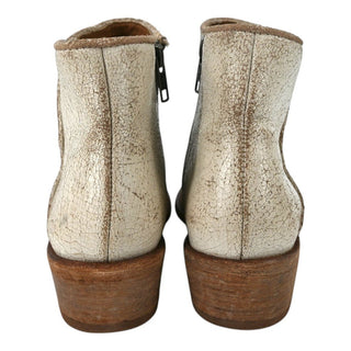 FRYE | Carson Crackled Zip Ankle Booties