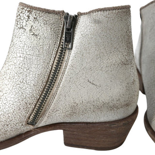 FRYE | Carson Crackled Zip Ankle Booties