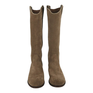 FRYE | Carson Taupe Suede Boots