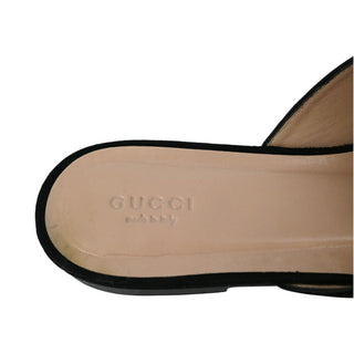 GUCCI | GG Marmont Suede Fringe Loafer Mules