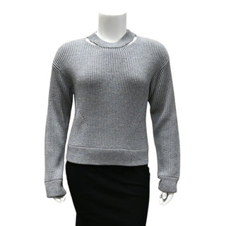 PROENZA SCHOULER | Heathered Chunky Rib Pullover Sweater