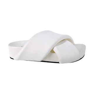 JIL SANDER | Puffy Napa Crisscross Slide Sandals