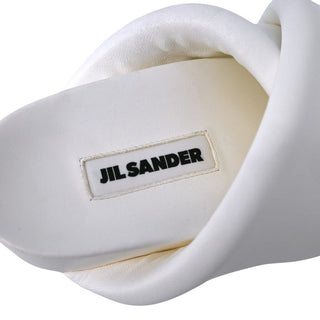 JIL SANDER | Puffy Napa Crisscross Slide Sandals