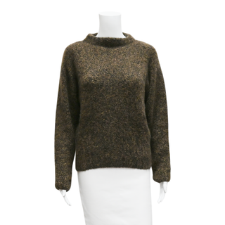 THE ROW | Brown Cashmere-Silk Blend Sweater