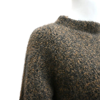 THE ROW | Brown Cashmere-Silk Blend Sweater