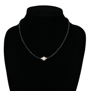 &nbsp; | Pearl Beaded Crystal Necklace