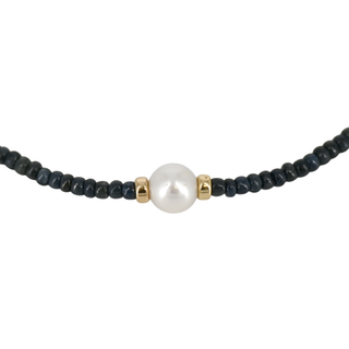 &nbsp; | Pearl Beaded Crystal Necklace