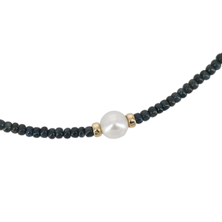 &nbsp; | Pearl Beaded Crystal Necklace