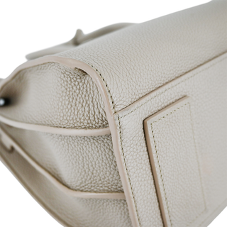 Beige Sac De Jour Leather Handle Bag