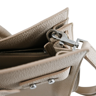 Beige Sac De Jour Leather Handle Bag