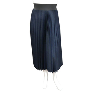 LOYD/FORD | Deluxe Denim Blue Pleated Skirt