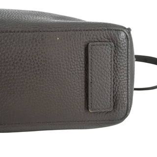 ALL SAINTS | Mast Dark Brown Pebbled Leather Shoulder Bag