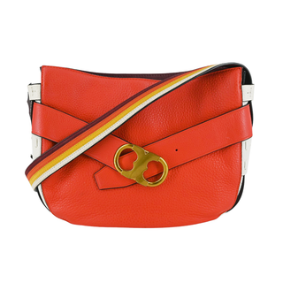 TORY BURCH | Orange Leather Crossbody Bag