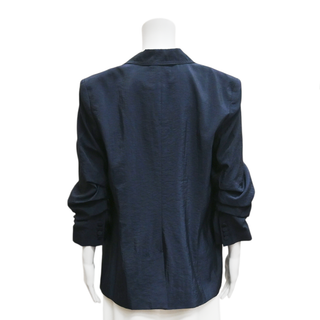 CINQ A SEPT | Tumbled Woven Navy Khloe Blazer