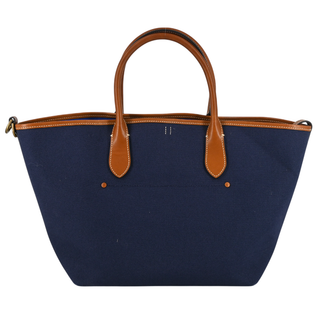 POLO RALPH LAUREN | Navy Canvas Medium Bellport Tote