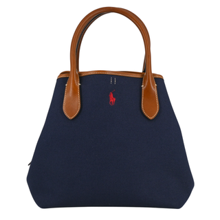 POLO RALPH LAUREN | Navy Canvas Medium Bellport Tote