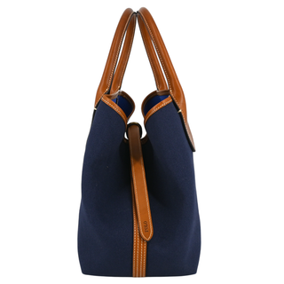 POLO RALPH LAUREN | Navy Canvas Medium Bellport Tote