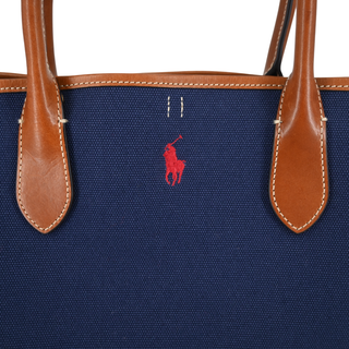 POLO RALPH LAUREN | Navy Canvas Medium Bellport Tote