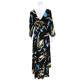 DVF | Eloise Faux Wrap Floral Midi Dress