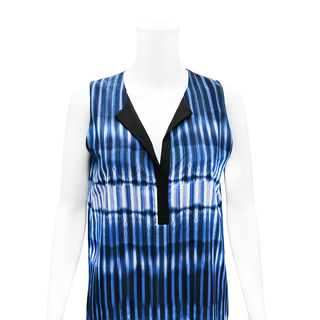 VINCE | Vertical Striped Sleeveless Sheath Dress