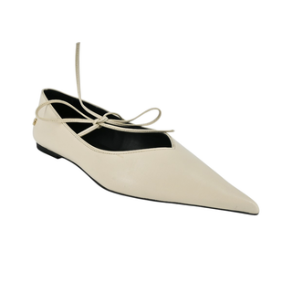 ANINE BING | Nikki Ivory Leather Flats