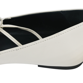 ANINE BING | Nikki Ivory Leather Flats