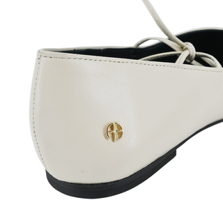 ANINE BING | Nikki Ivory Leather Flats