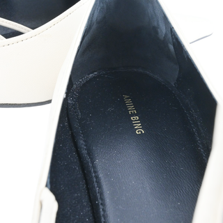 ANINE BING | Nikki Ivory Leather Flats