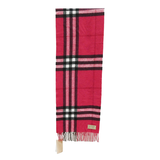 BURBERRY LONDON | Plum Giant Classic Check Scarf