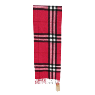 BURBERRY LONDON | Plum Giant Classic Check Scarf