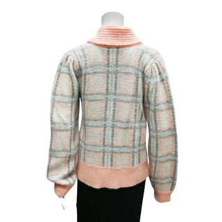 LOVESHACKFANCY | Jeeves Magnolia Pink Plaid Cardigan