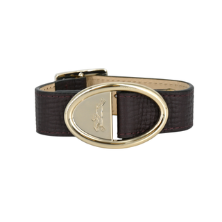 LONGCHAMP | Dark Brown Leather Bracelet