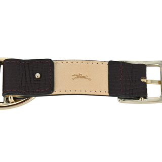 LONGCHAMP | Dark Brown Leather Bracelet