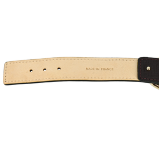 LONGCHAMP | Dark Brown Leather Bracelet