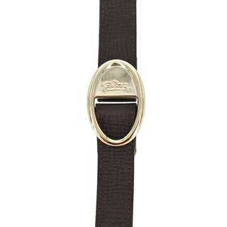 LONGCHAMP | Dark Brown Leather Bracelet