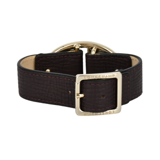 LONGCHAMP | Dark Brown Leather Bracelet