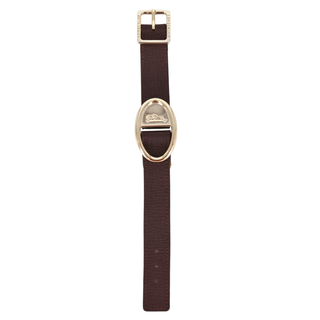 LONGCHAMP | Dark Brown Leather Bracelet