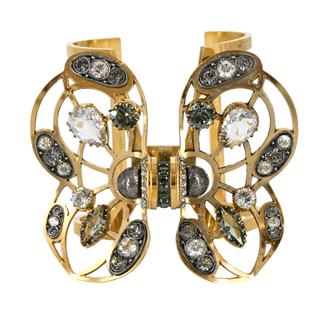 LANVIN | Crystal Butterfly Cuff Bracelet