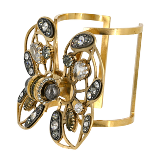 LANVIN | Crystal Butterfly Cuff Bracelet