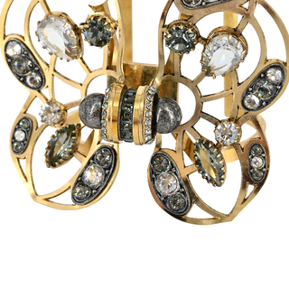 LANVIN | Crystal Butterfly Cuff Bracelet