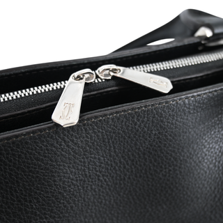 CARTIER | C de Cartier Black Leather Handbag