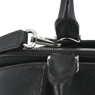 CARTIER | C de Cartier Black Leather Handbag